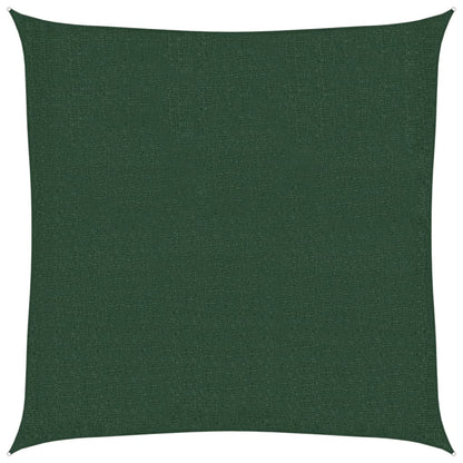 Sunshade Sail 160 g/m² Dark Green 2.5x2.5 m HDPE