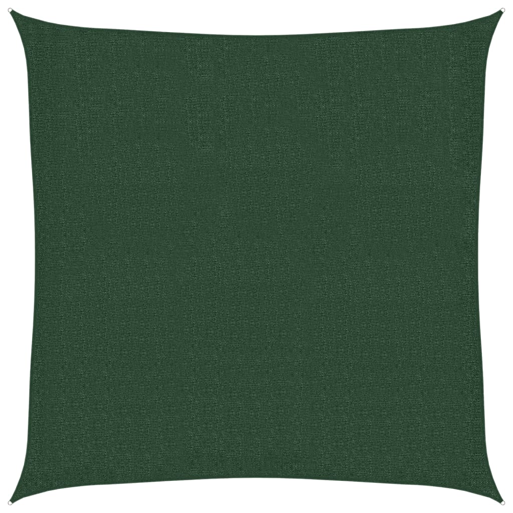 Sunshade Sail 160 g/m² Dark Green 3x3 m HDPE