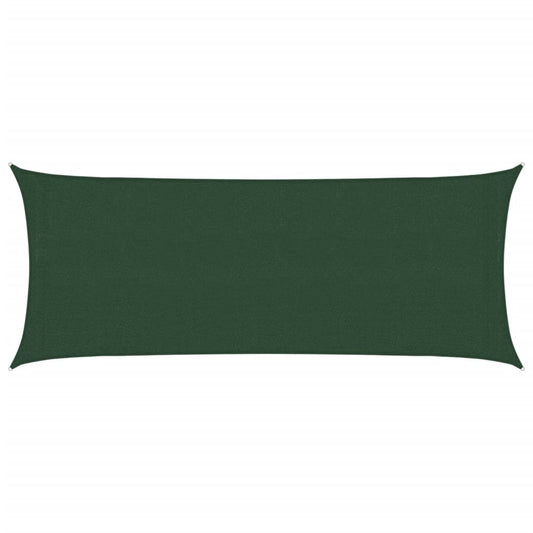 Sunshade Sail 160 g/m² Dark Green 2x4.5 m HDPE