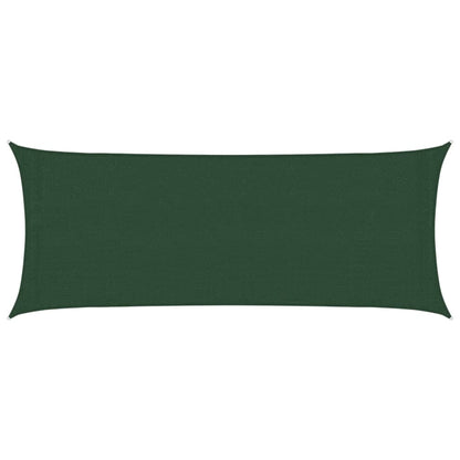 Sunshade Sail 160 g/m² Dark Green 2x5 m HDPE