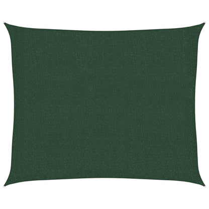 Sunshade Sail 160 g/m² Dark Green 2.5x3 m HDPE