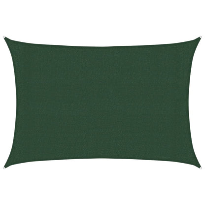 Sunshade Sail 160 g/m² Dark Green 3x4 m HDPE
