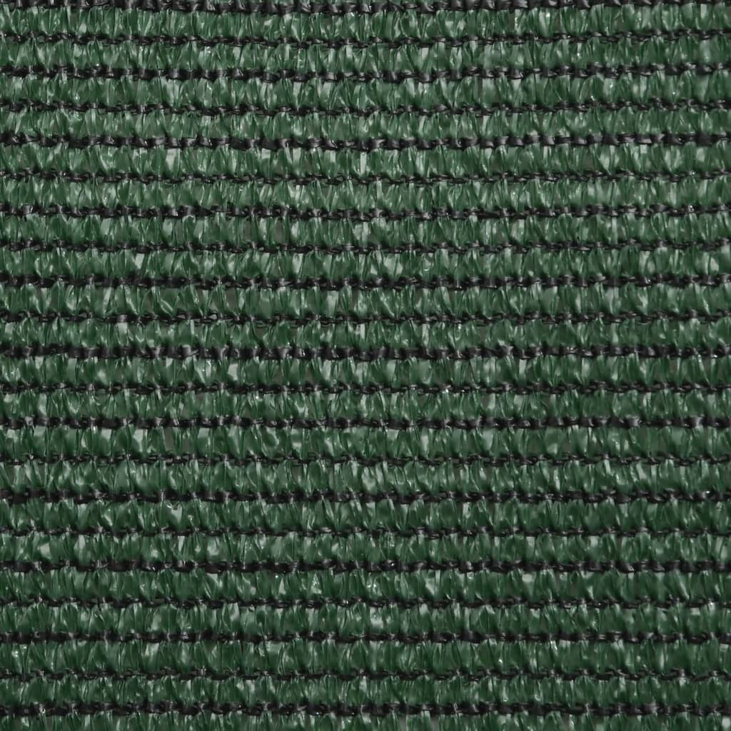 Sunshade Sail 160 g/m² Dark Green 4x4x4 m HDPE