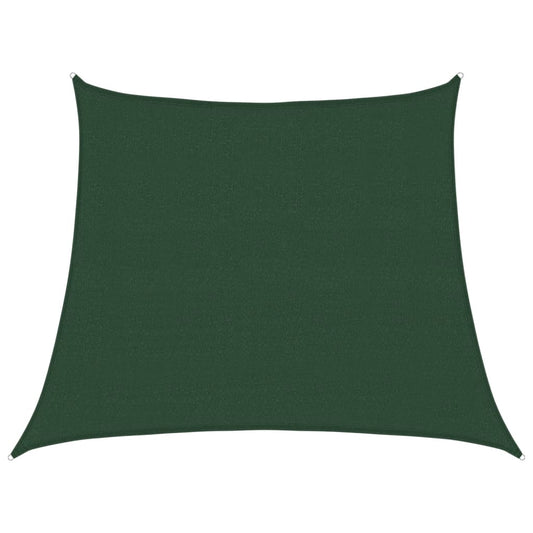 Sunshade Sail 160 g/m² Dark Green 3/4x3 m HDPE