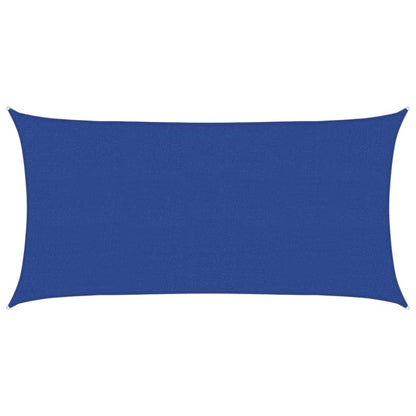 Sunshade Sail 160 g/m² Blue 2x3.5 m HDPE