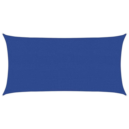 Sunshade Sail 160 g/m² Blue 2x3.5 m HDPE