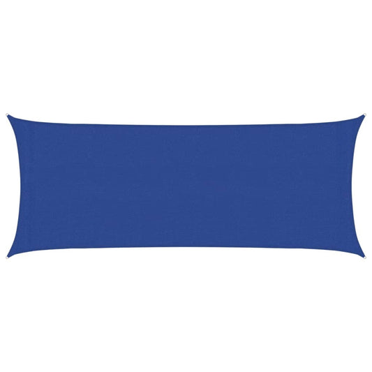 Sunshade Sail 160 g/m² Blue 2x4.5 m HDPE