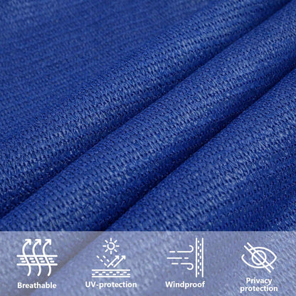 Sunshade Sail 160 g/m² Blue 2x4.5 m HDPE