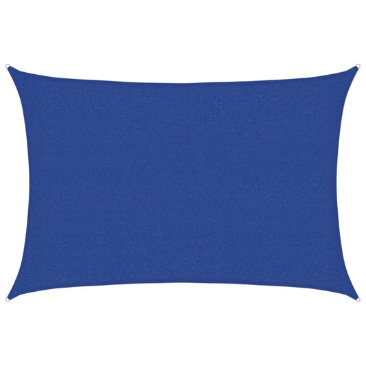 Sunshade Sail 160 g/m² Blue 2.5x4 m HDPE