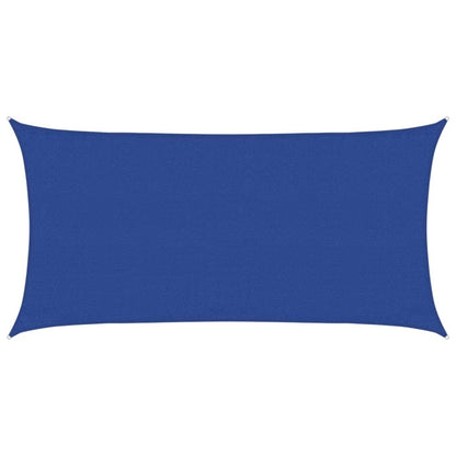 Sunshade Sail 160 g/m² Rectangular Blue 3x6 m HDPE