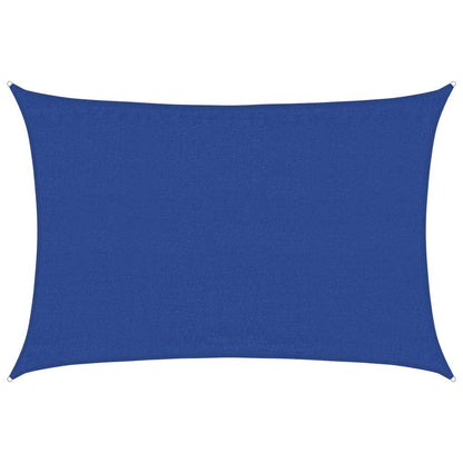 Sunshade Sail 160 g/m² Rectangular Blue 3.5x4.5 m HDPE