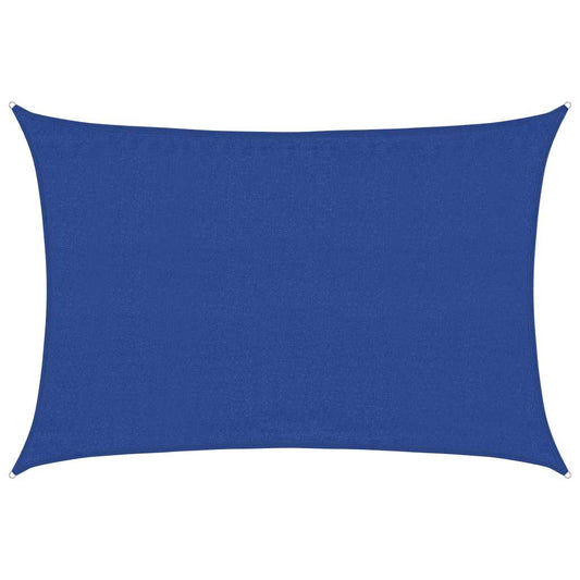 Sunshade Sail 160 g/m² Rectangular Blue 3.5x4.5 m HDPE