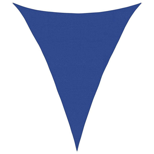 Sunshade Sail 160 g/m² Triangular Blue 4x5x5 m HDPE
