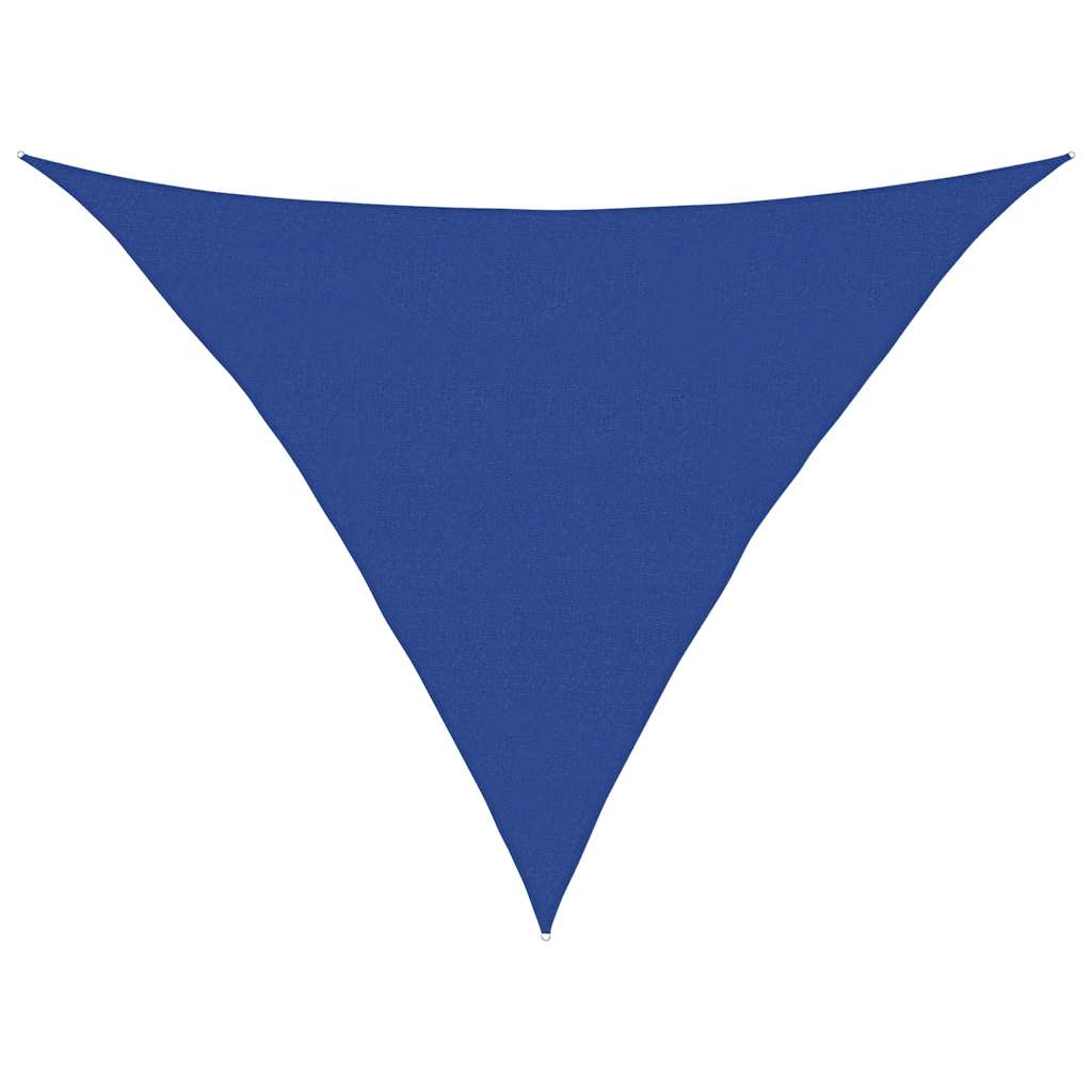 Sunshade Sail 160 g/m² Triangular Blue 5x5x6 m HDPE