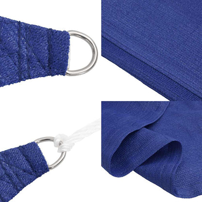 Sunshade Sail 160 g/m² Triangular Blue 5x5x6 m HDPE