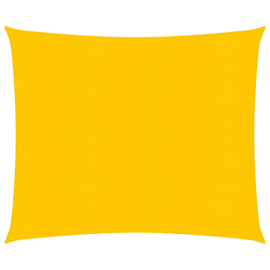 Sunshade Sail 160 g/m² Square Yellow 4x4 m HDPE