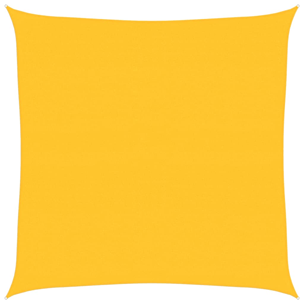 Sunshade Sail 160 g/m² Square Yellow 4.5x4.5 m HDPE