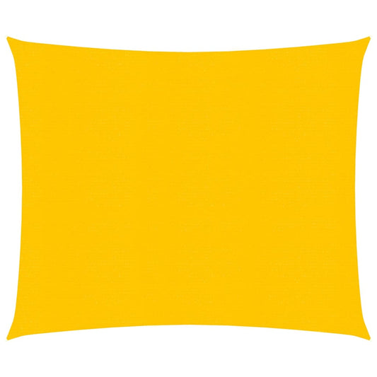 Sunshade Sail 160 g/m² Square Yellow 5x5 m HDPE