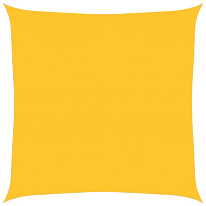Sunshade Sail 160 g/m² Square Yellow 6x6 m HDPE