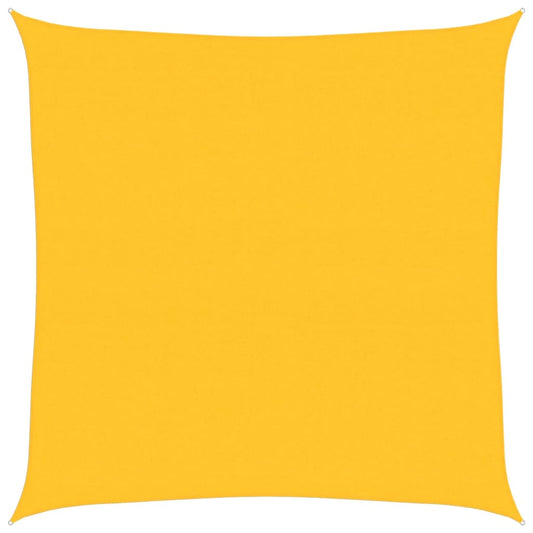 Sunshade Sail 160 g/m² Square Yellow 6x6 m HDPE