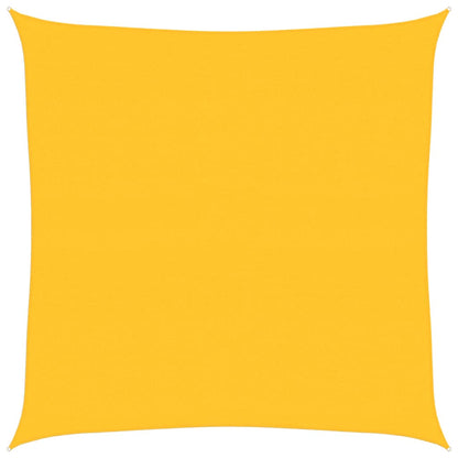 Sunshade Sail 160 g/m² Square Yellow 7x7 m HDPE