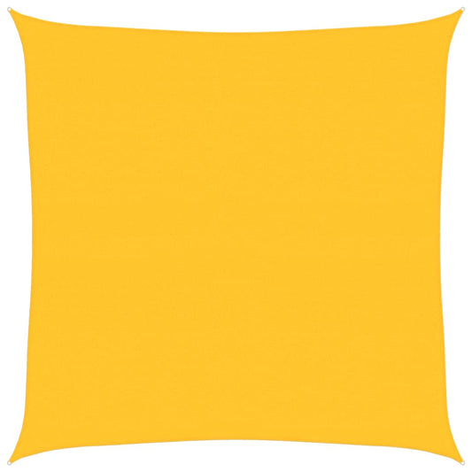 Sunshade Sail 160 g/m² Square Yellow 7x7 m HDPE