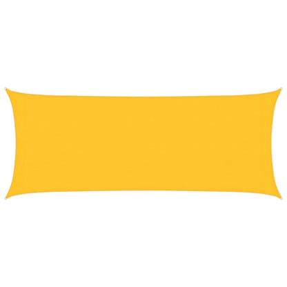 Sunshade Sail 160 g/m² Rectangular Yellow 2x4.5 m HDPE
