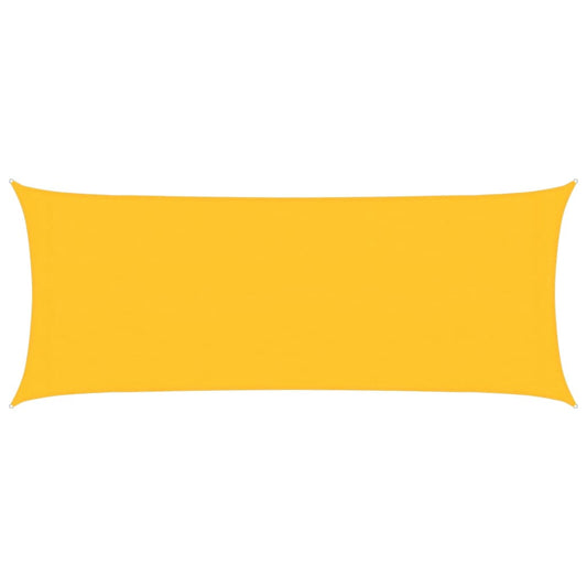 Sunshade Sail 160 g/m² Rectangular Yellow 2x4.5 m HDPE