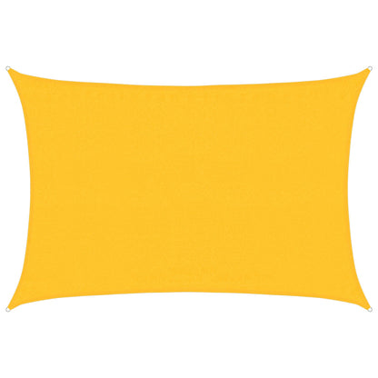Sunshade Sail 160 g/m² Rectangular Yellow 3.5x5 m HDPE
