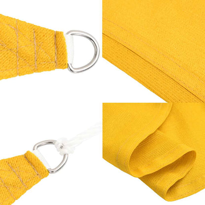 Sunshade Sail 160 g/m² Rectangular Yellow 3.5x5 m HDPE