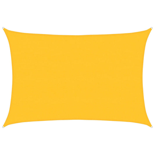 Sunshade Sail 160 g/m² Rectangular Yellow 5x6 m HDPE