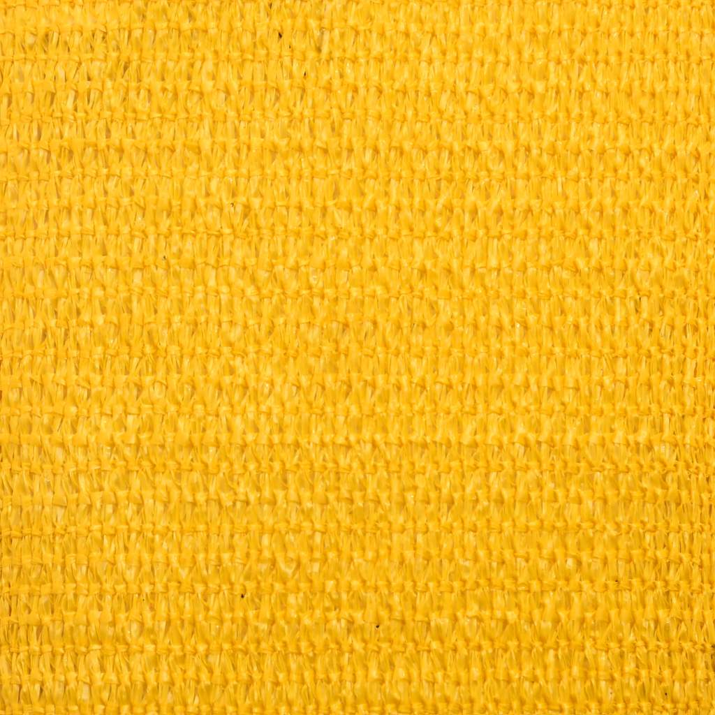 Sunshade Sail 160 g/m² Rectangular Yellow 5x7 m HDPE