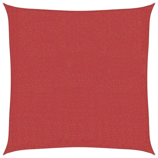 Sunshade Sail 160 g/m² Red 2.5x2.5 m HDPE