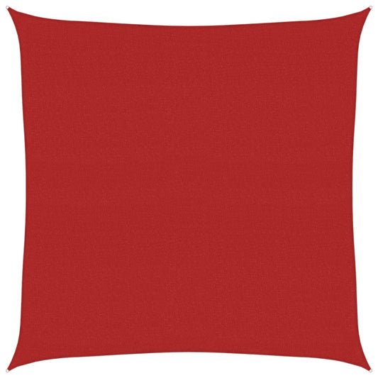 Sunshade Sail 160 g/m² Red 7x7 m HDPE