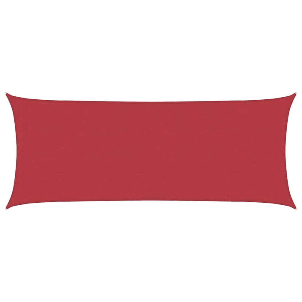 Sunshade Sail 160 g/m² Red 2x4.5 m HDPE