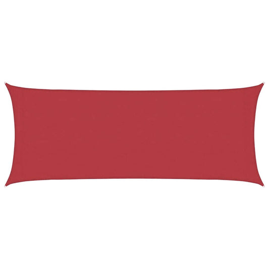 Sunshade Sail 160 g/m² Red 2x4.5 m HDPE