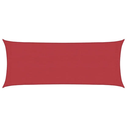 Sunshade Sail 160 g/m² Red 2x5 m HDPE
