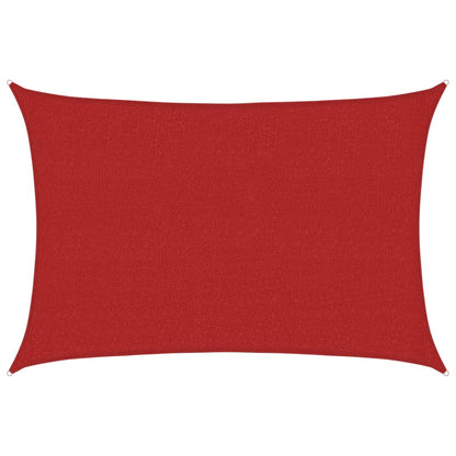 Sunshade Sail 160 g/m² Red 2.5x3.5 m HDPE