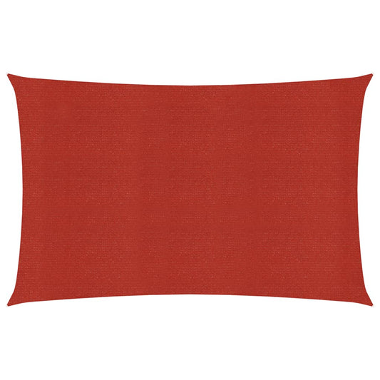 Sunshade Sail 160 g/m² Red 2.5x4.5 m HDPE