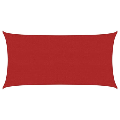 Sunshade Sail 160 g/m² Red 3x6 m HDPE