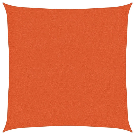 Sunshade Sail 160 g/m² Orange 3x3 m HDPE