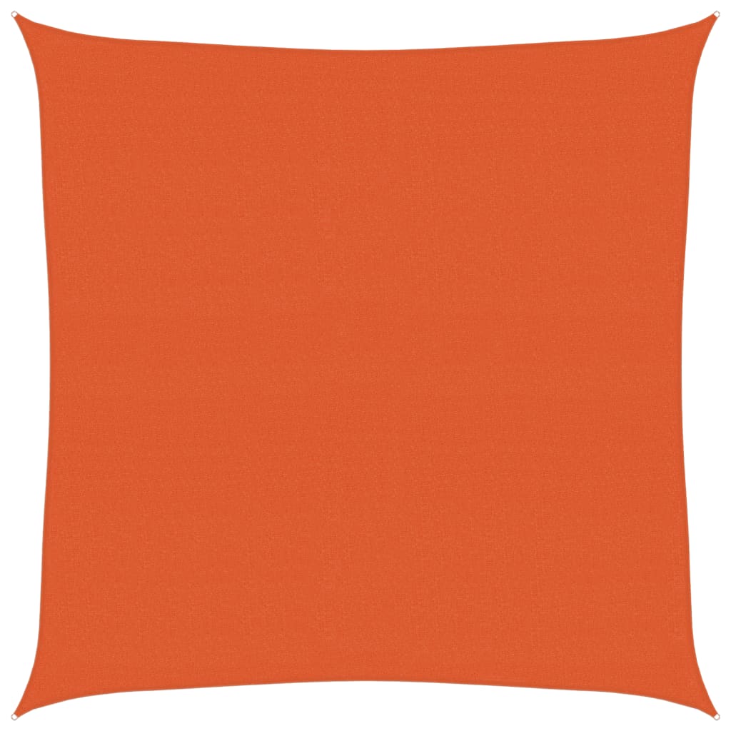 Sunshade Sail 160 g/m² Square Orange 4.5x4.5 m HDPE