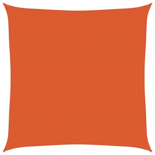 Sunshade Sail 160 g/m² Square Orange 4.5x4.5 m HDPE