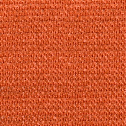 Sunshade Sail 160 g/m² Square Orange 7x7 m HDPE