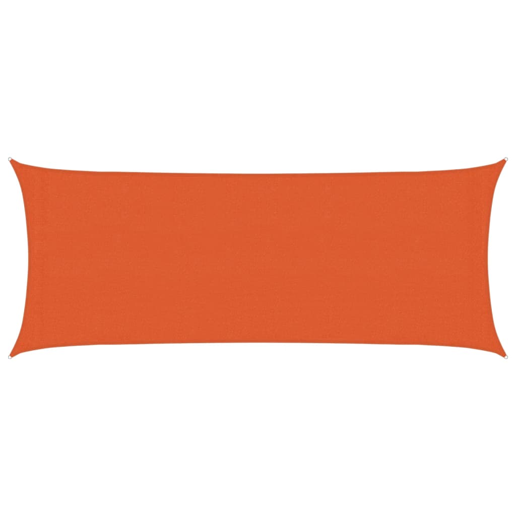 Sunshade Sail 160 g/m² Orange 2x4.5 m HDPE