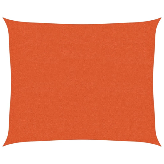 Sunshade Sail 160 g/m² Orange 2.5x3 m HDPE