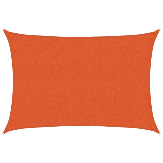 Sunshade Sail 160 g/m² Orange 2.5x3.5 m HDPE