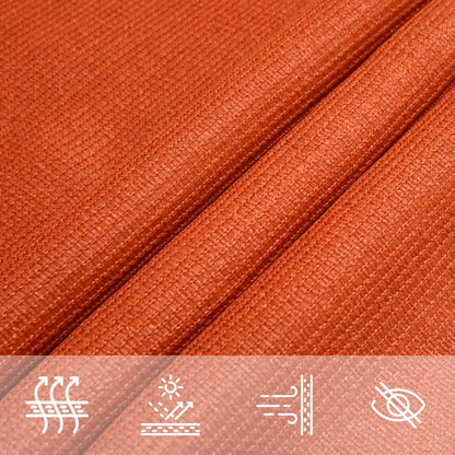 Sunshade Sail 160 g/m² Rectangular Orange 4x5 m HDPE