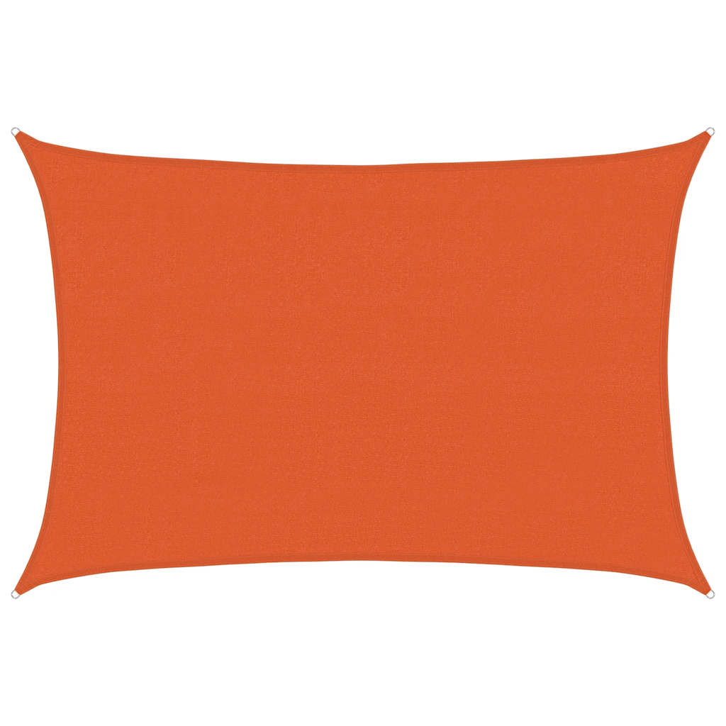 Sunshade Sail 160 g/m² Orange 4x6 m HDPE