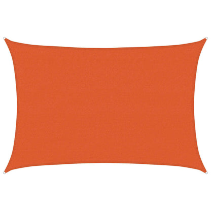 Sunshade Sail 160 g/m² Orange 4x6 m HDPE